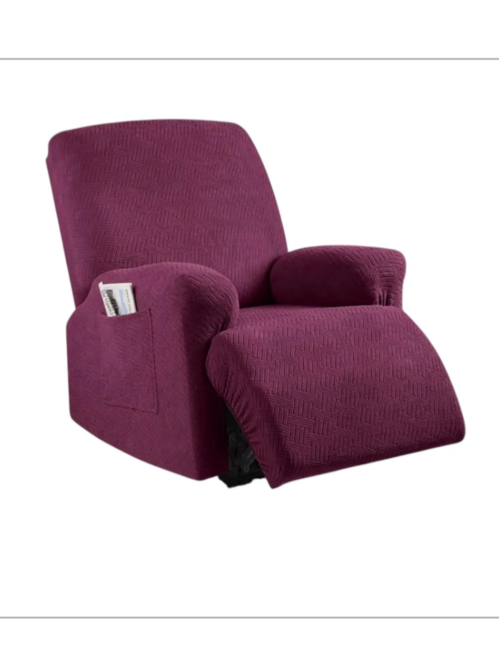 Set 2 burgundy recliner covers NEW